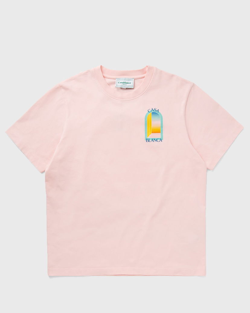 T-shirt Casablanca L'ARC COLORE PRINTED T-SHIRT Rosa | MPF24-JTS-001-08