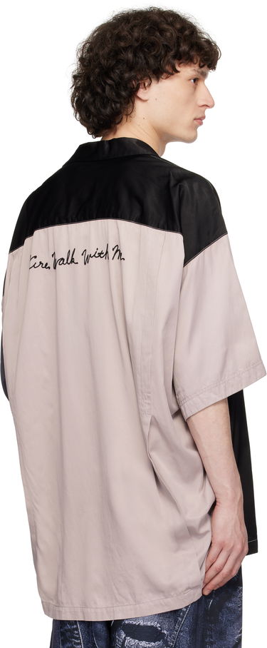 Skjorta Maison MIHARA YASUHIRO MIHARA YASUHIRO Crazy Pattern Short-Sleeve Shirt Grå | J14SH185, 2