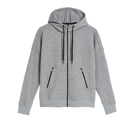Sweatshirt On Running Zipped Hoodie Grå | 1WE11800423, 0