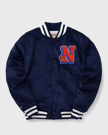 Bomberjacka Mitchell & Ness NBA COLLEGIATE VARSITY JACKET NEW YORK KNICKS Mörkblå | OJBF6109-NYKYYPPPNAVY, 0