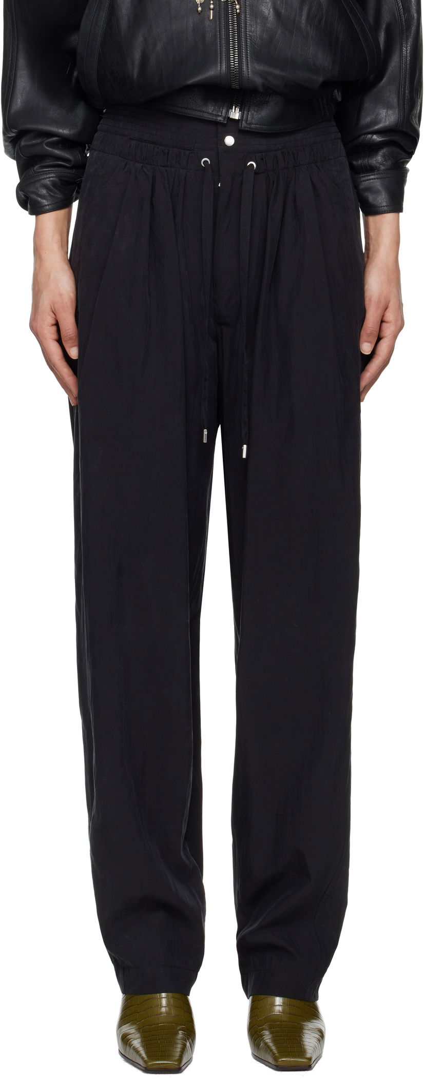 Byxor ISABEL MARANT Isabel Marant Gleen Trousers Svart | PA0541FA-C2G01I