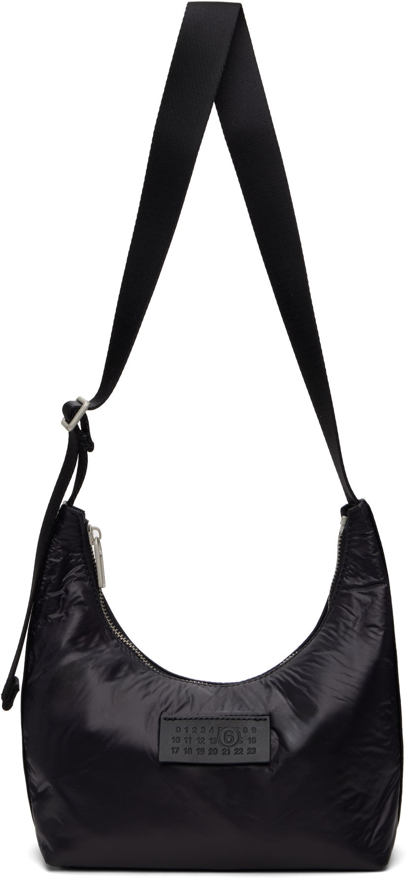 Axelväska Maison Margiela MM6 Maison Margiela Mini Nylon Bag Svart | SB5ZI0011 P6993