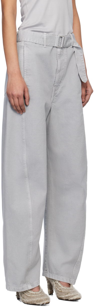 Cargo byxor LEMAIRE Lemaire Twisted Belted Trousers Grå | PA326 LD1036, 1