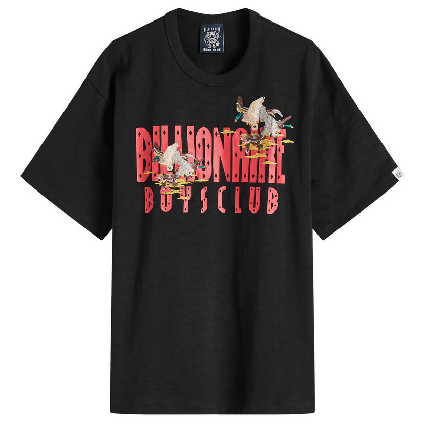 T-shirt BILLIONAIRE BOYS CLUB Duck Embroidered Straight Logo T-Shirt Svart | B24464-BLK
