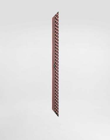 Halsduk Dolce & Gabbana Dolce & Gabbana Twill Headscarf with All-over DG Logo Print Rosa | FS215AGDB7YH2VAN, 1