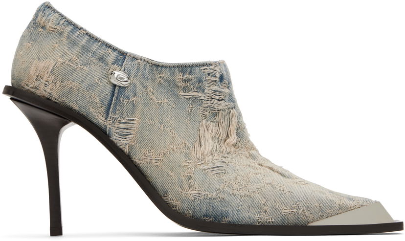 Klä Diesel Diesel D-Tona Sc Denim Heeled Boots Blå | Y03531 P8011 D-TONA D-TONA SC