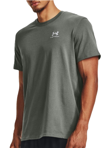 T-shirt Under Armour UA Logo EMB Heavyweight Grå | 1373997-182