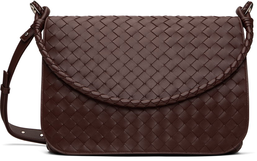Axelväska Bottega Veneta Bottega Veneta Swing Messenger Bag Brun | 795074V2HL12130