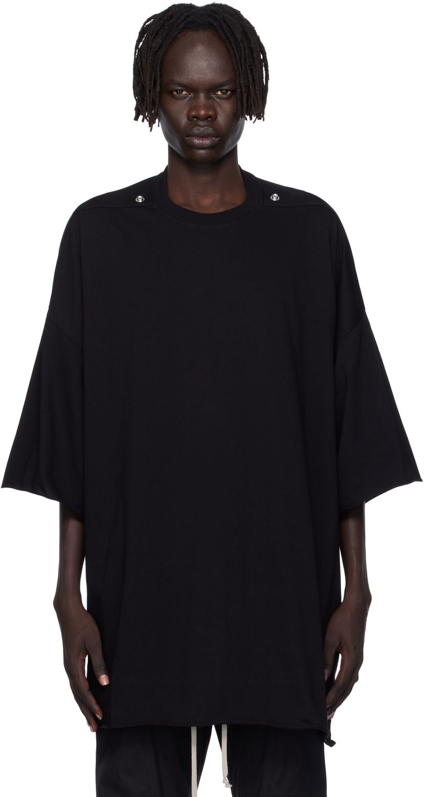 T-shirt Rick Owens Rick Owens Concordians Tommy T-Shirt Svart | RU02E1283 JAES2
