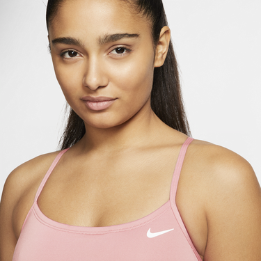 Badkläder Nike Essential Racerback Bikini Top Rosa | CW9558-697, 2