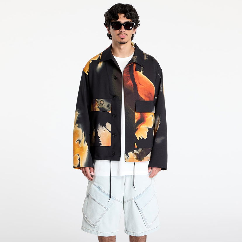 Jacka Y-3 Y-3 AOP Sport Uniform Coach Jacket Svart | KA9633