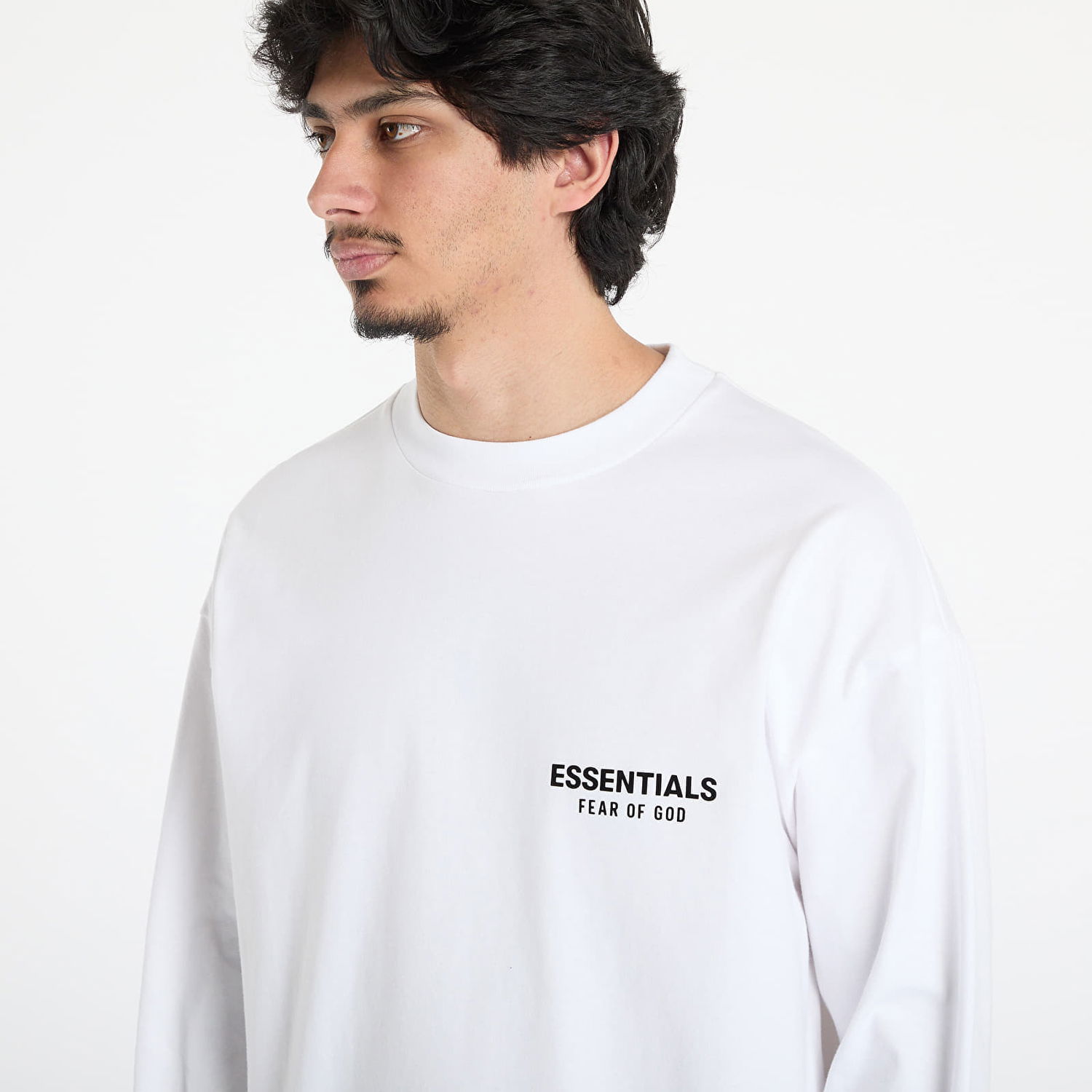 T-shirt Fear of God Fear of God Essentials Classic Fit Long Sleeve Tee Vit | 125AS254202F-120, 1