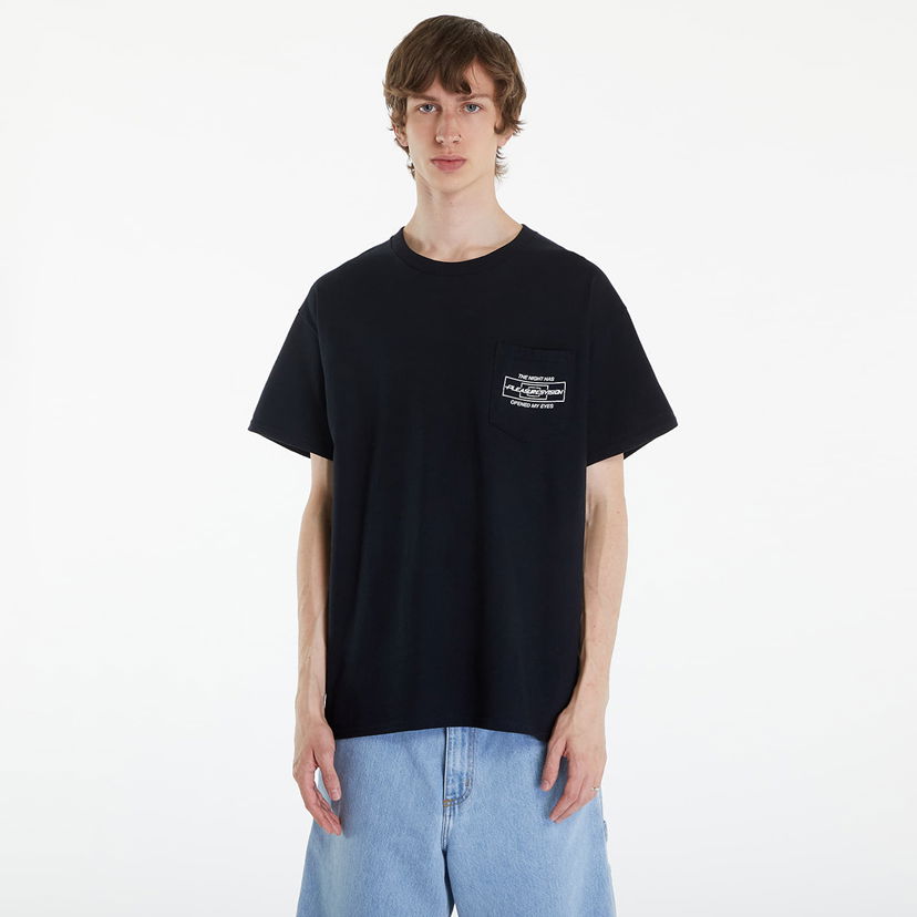T-shirt Pleasures Vision Pocket T-Shirt Black Svart | P24SU056 BLACK