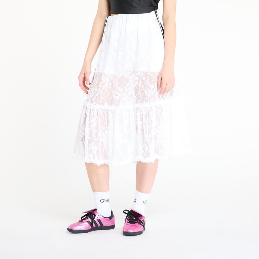 Kjol adidas Originals Lace Skirt XL Vit | KD2288