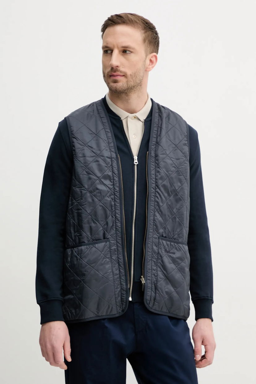 Väst Barbour Barbour Polarquilt Zip-In Liner Vest Mörkblå | MLI0002