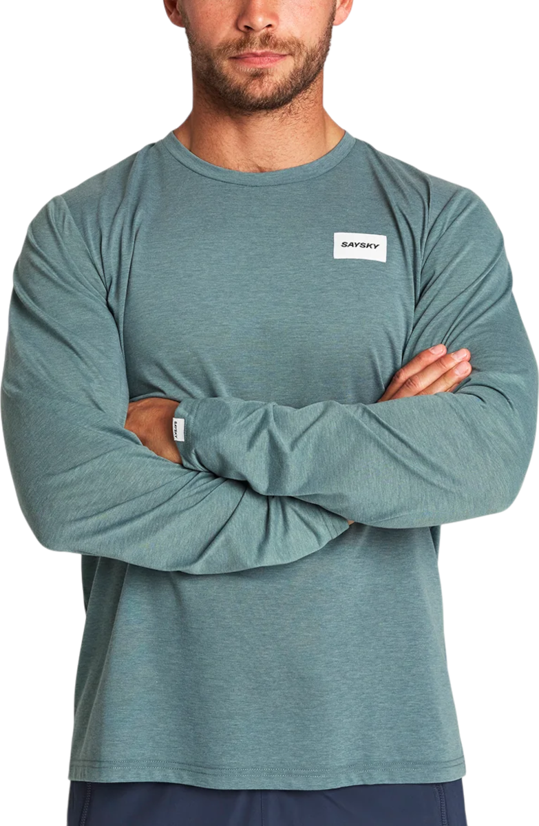 T-shirt Saysky Clean Motion Long Sleeve Grön | omrls51c2015-omrls51c2015, 0