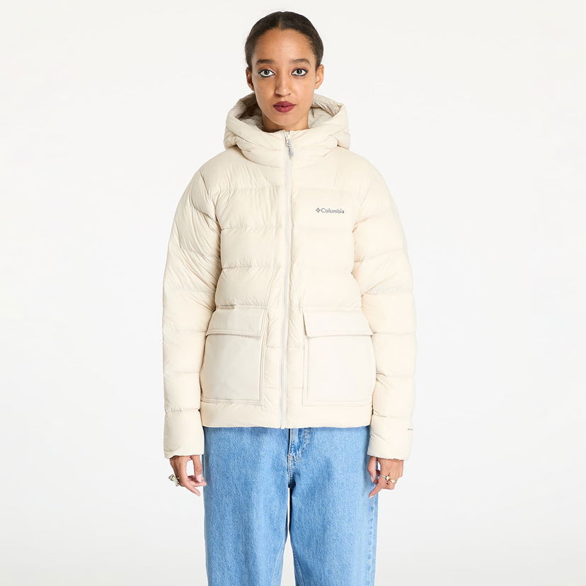 Pufferjacka Columbia Harmony Falls Hooded Down Jacket Dark Stone Beige | 2085372278