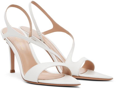 Sneakers och skor Gianvito Rossi Gianvito Rossi Mayfair Heeled Sandals Vit | G32462.85RIC.NAP, 3
