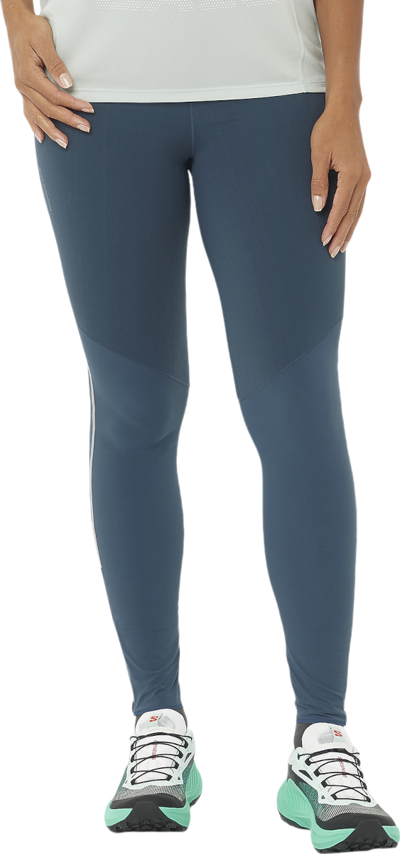 Damasker Salomon Stow Running Tights Blå | lc2366600, 0