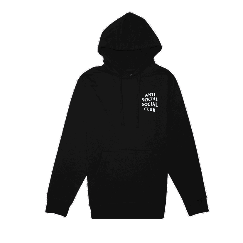 Sweatshirt Anti Social Social Club Anti Social Social Club Mind Games Hoodie Svart | 0657 11MIND BLAC
