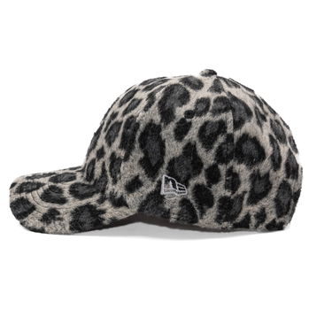 Keps New Era Cosy Animal Snow Leopard Fleece 9FORTY LA Dodgers Adjustable Hat Grå | 60691313, 2