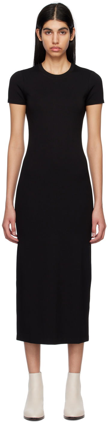Klä rag & bone rag & bone Lily Midi Dress Svart | WAC23S3025LC25