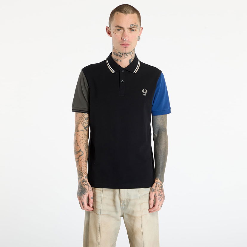 Polotröja Comme des Garçons Comme des Garçons SHIRT x Fred Perry Polo Knit Flerfärgad | FP-T501-W25 Black