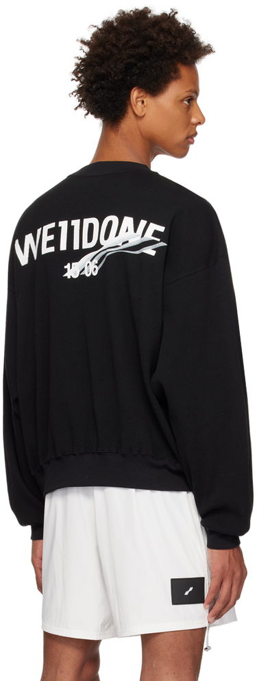 Sweater We11done We11done Basic 1506 Sweatshirt Svart | WD-TS3-22-798-U-BK, 2