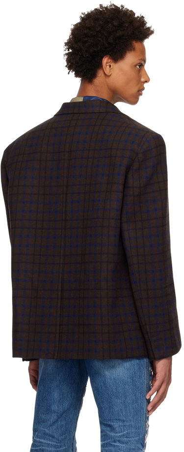 Jacka We11done Check Blazer Brun | WD-JK3-22-102-M-BR, 2