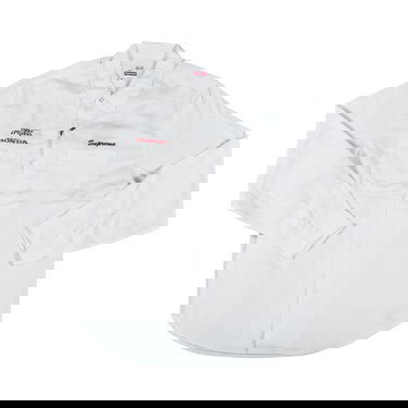 Skjorta Supreme Honda Fox Racing x Work Shirt Vit | FW19S25 WHITE, 1