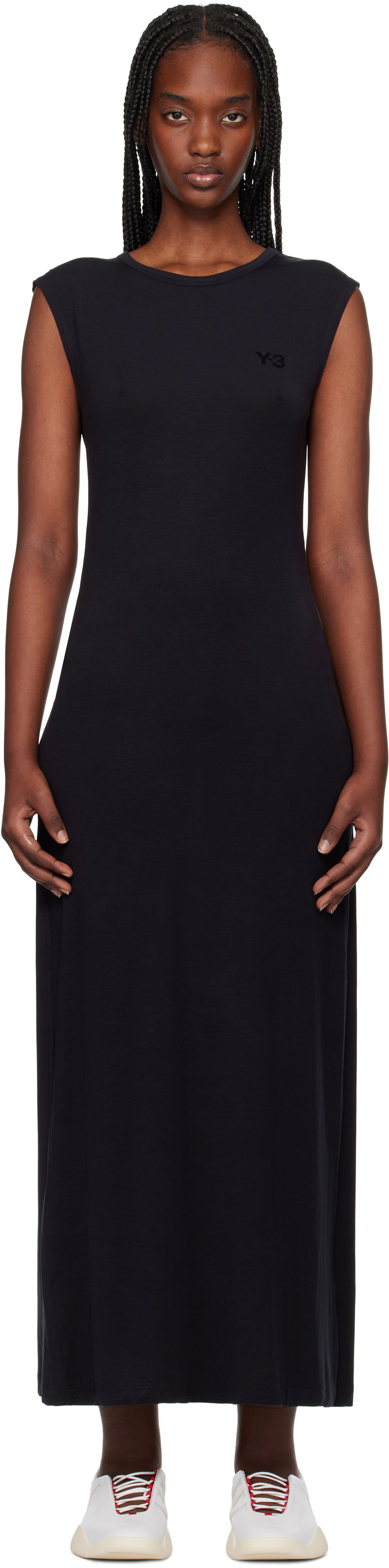 Klä Y-3 Y-3 Open Back Midi Dress Svart | JD1479