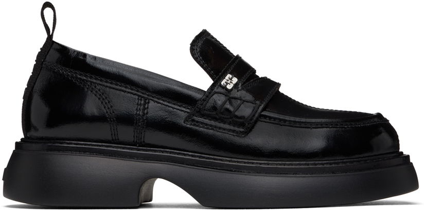 Sneakers och skor GANNI GANNI Everyday Platform Loafers Svart | S2621