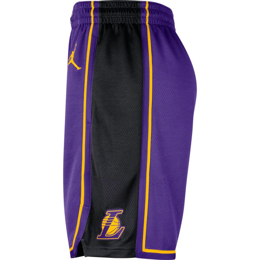 Shorts Jordan Dri-FIT NBA Los Angeles Lakers Statement Edition Swingman Basketball Shorts Purpur | DO9432-504, 1