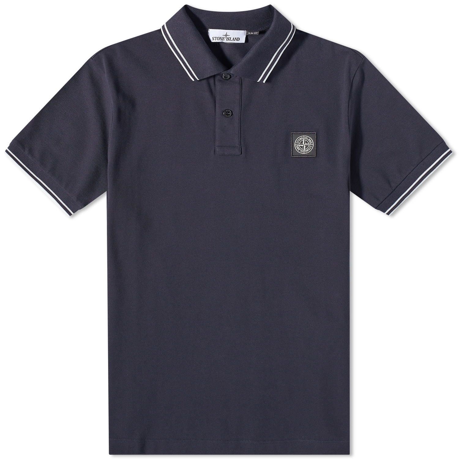 Polotröja Stone Island Patch Polo Mörkblå | 10152SC18-A0020, 0