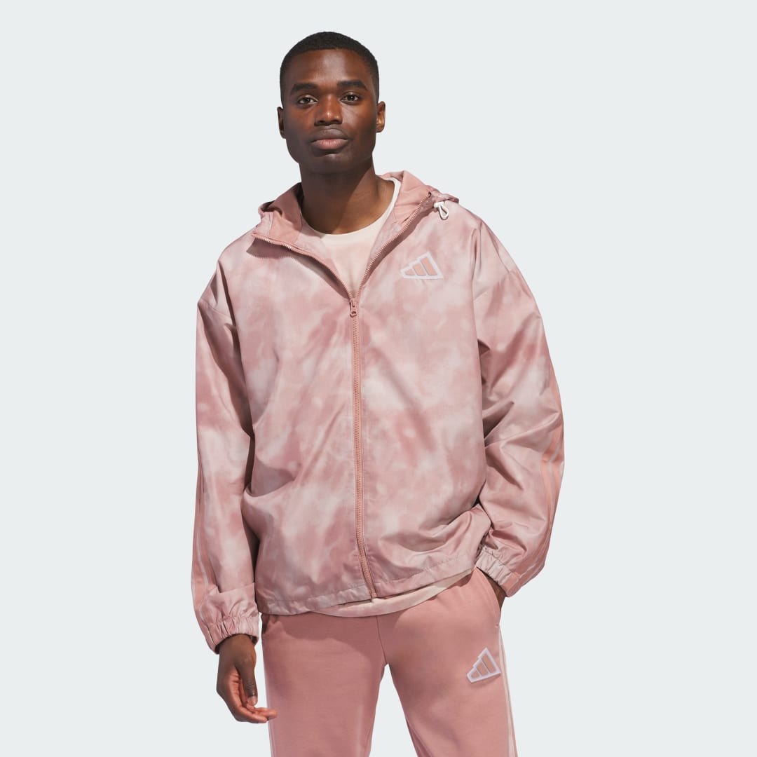 Jacka adidas Performance Men's Woven Jacket Rosa | JN8708, 0