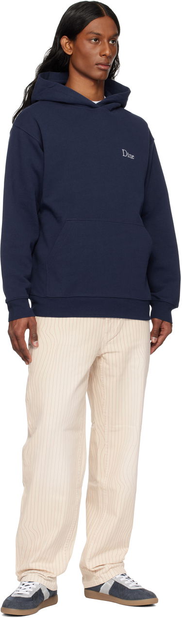 Sweatshirt Dime Classic Small Logo Hoodie Mörkblå | DIME2SP2533NVY, 3