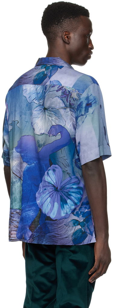 Skjorta Paul Smith Paul Smith Graphic Print Shirt Blå | M1R-905U-M02250-47, 2
