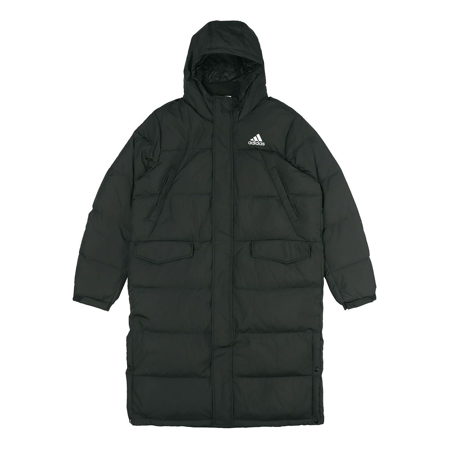 Parkas adidas Originals 3-Stripes Long Down Parka Svart | GK0664, 0