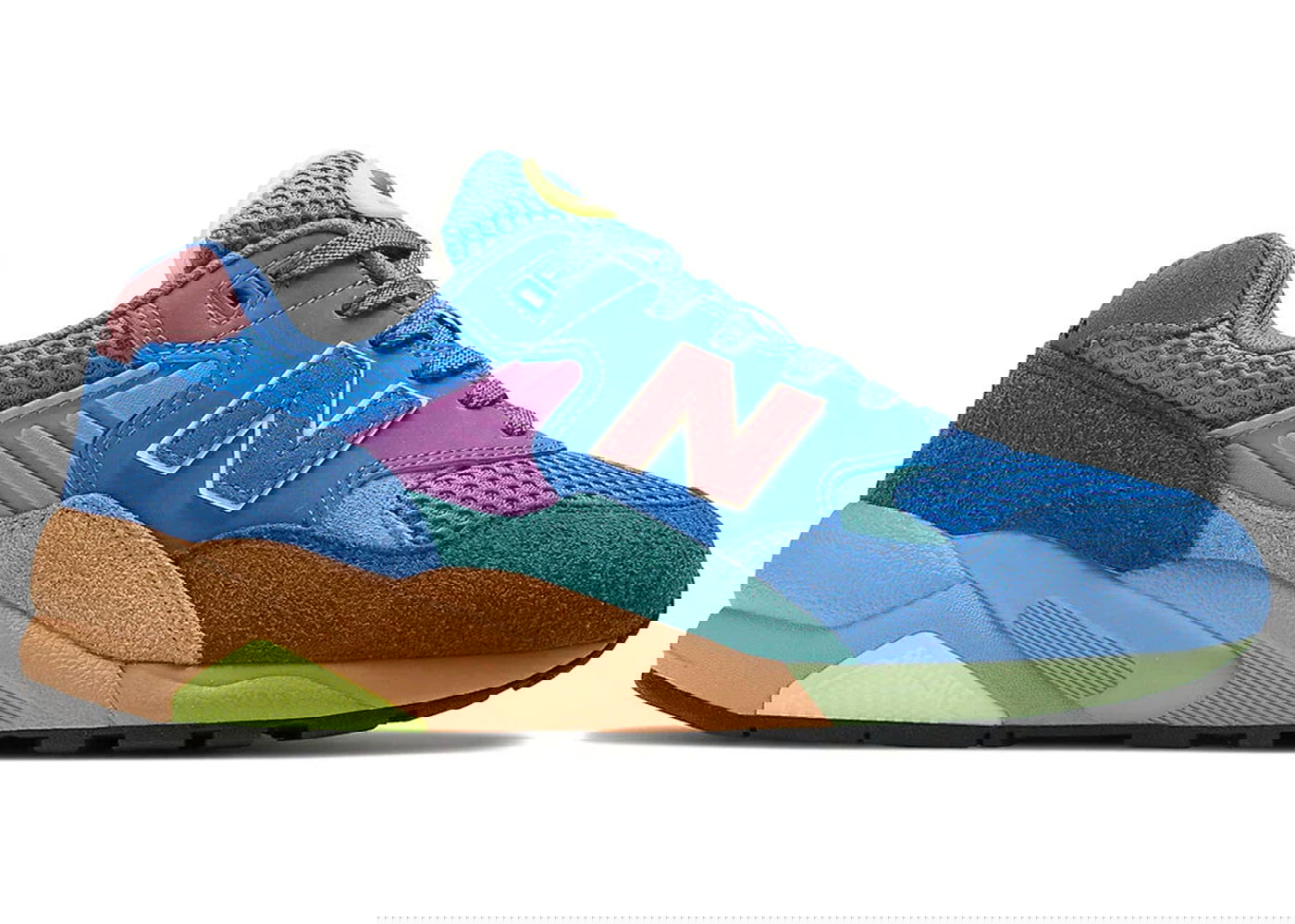 Sneakers och skor New Balance 580 Blue Multi-Color Gum Flerfärgad | MT580HSB, 0