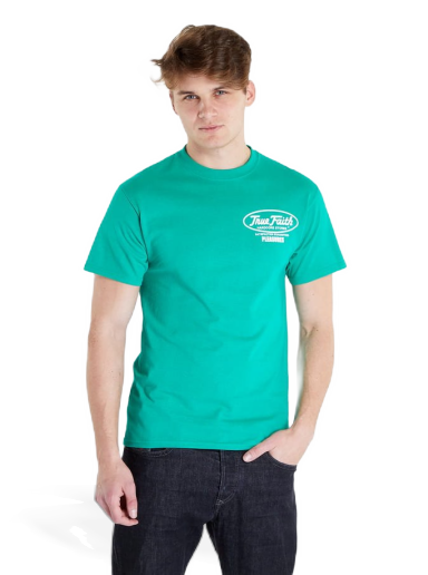 T-shirt Pleasures Faith T-shirt Turkos | P22f058 green