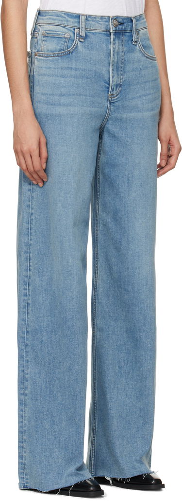 Jeans rag & bone 'The Sofie' High-Rise Ultra Wide Jeans Blå | WDD24F2952FUWH, 1