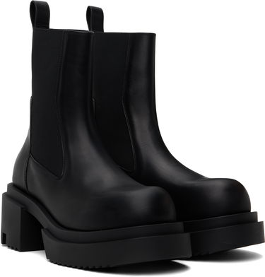 Kläder Rick Owens Rick Owens Hollywood Beatle Bogun Chelsea Boots Svart | RU01E5832 LOO, 3