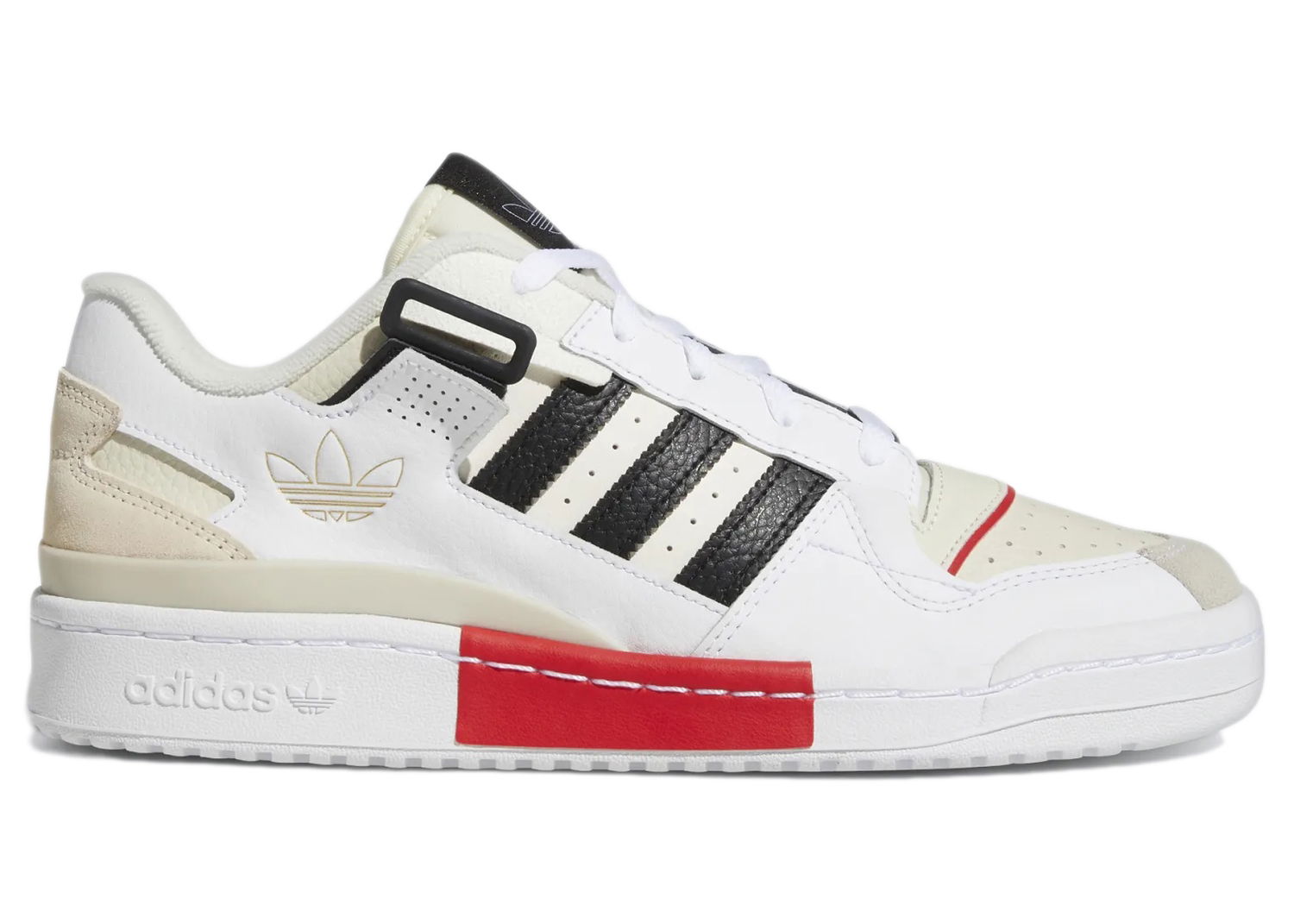 Sneakers och skor adidas Originals Forum Exhibit Low White Vivid Red Vit | GZ0937, 0