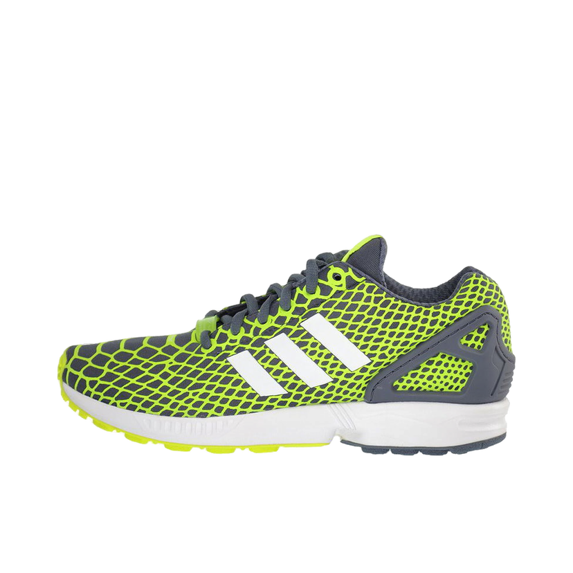 Sneakers och skor adidas Originals ZX Flux Techfit Yellow White Onix Grön | B24934