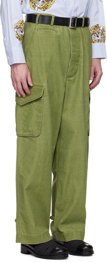 Cargo byxor KENZO Kenzo Paris Adjustable Cargo Pants Grön | FF55PA2459GD, 1