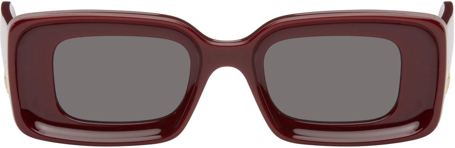 Solglasögon Loewe Loewe Rectangular Sunglasses Bourgogne | LW40101IM4666A 840126861099, 0