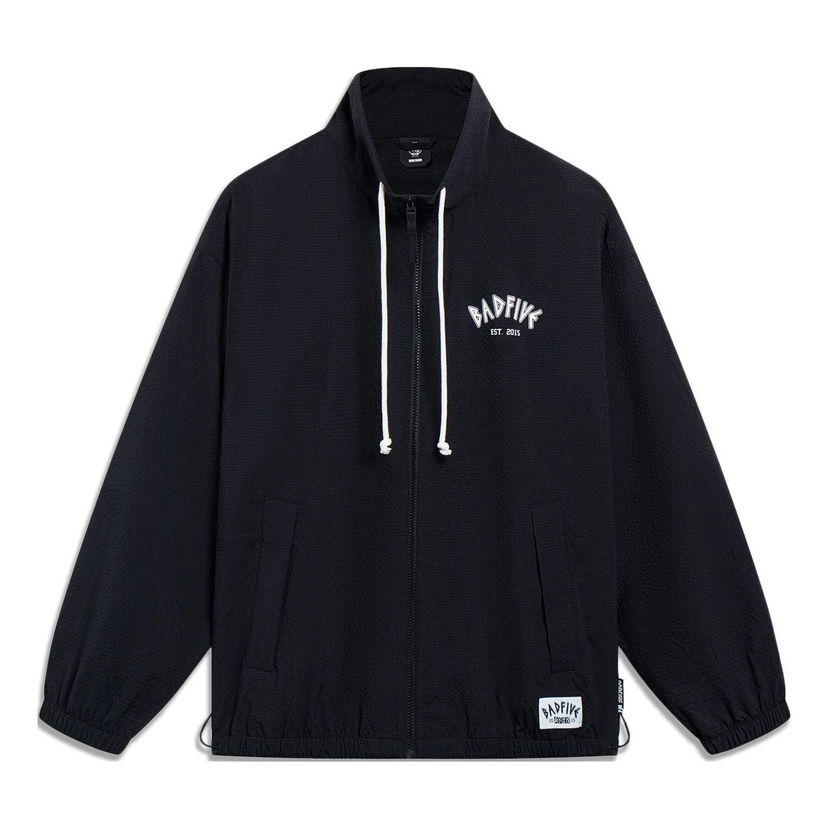 Vindjacka Li-Ning BadFive Live With Hoops Graphic Jacket Svart | AFDT189-3