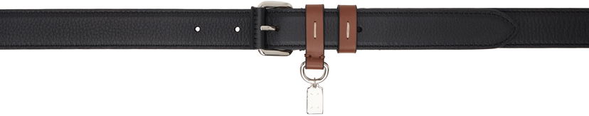 Bälten Maison Margiela Maison Margiela Contrast Leather Belt Svart | SA1TP0018 P7268