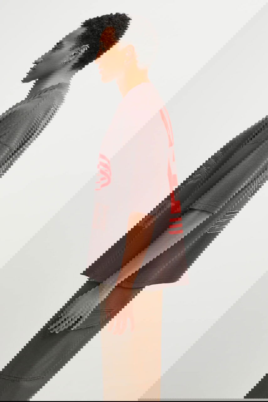 T-shirt Represent Clo Reversible Living Legacy Tour Printed Oversized T-Shirt Grå | MLM100176, 1