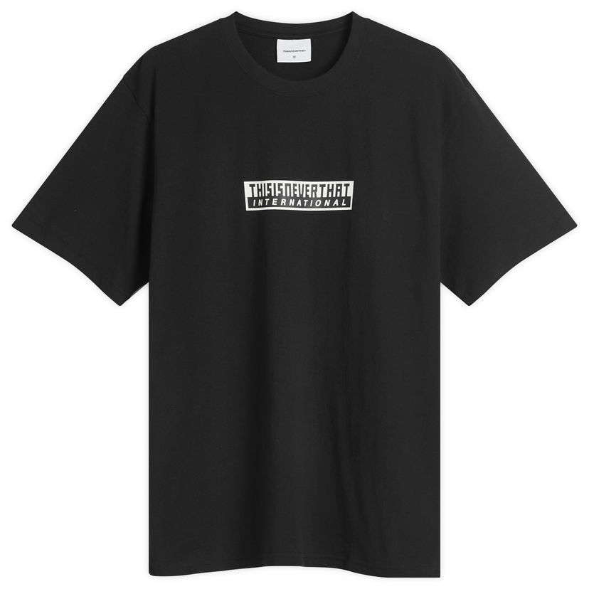 T-shirt thisisneverthat Tnt International T-Shirt, Size Large Svart | TN251TTSST11-BLK